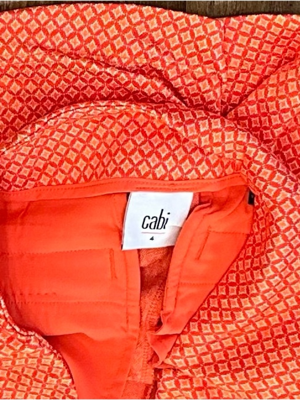 CAbi Coral-Patterned Ruffle Skort - Picture 3 of 3